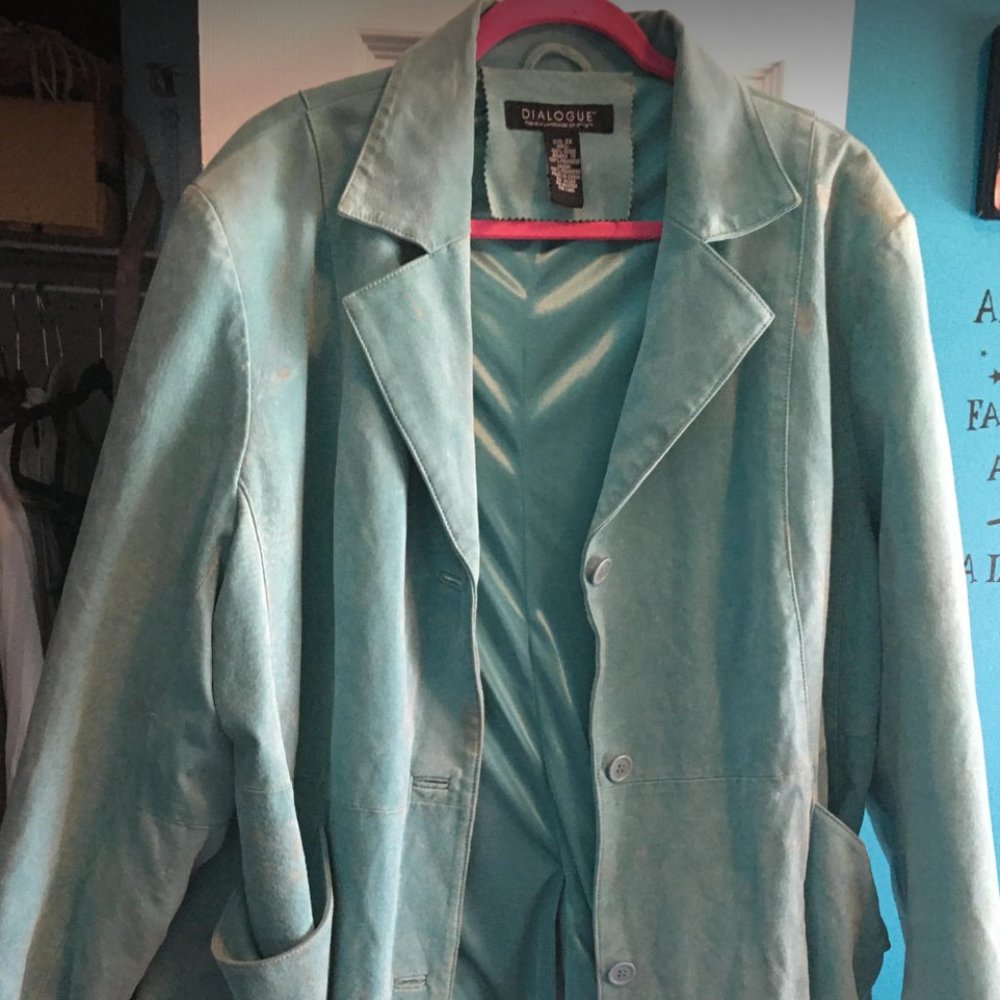 Dialogue Suede Jacket/Coat 3X